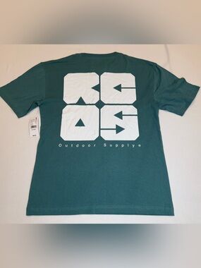 Reese Cooper RC Outdoor Supply Men's XS Teal Graphic T-Shirt